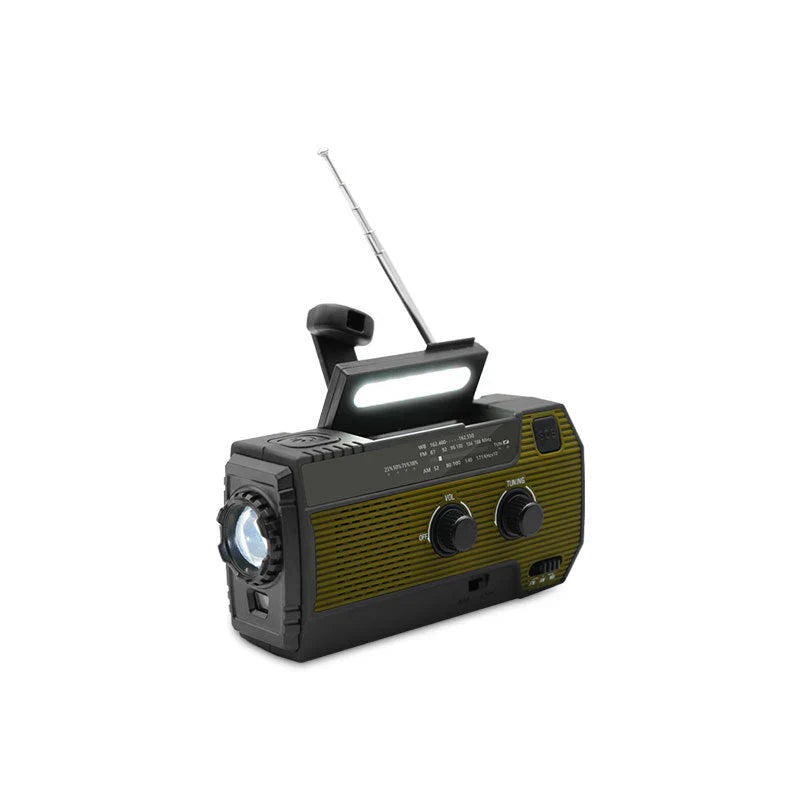 Radio D' Urgence Portable à Énergie Solaire - 5 Sources D' Alimentation pour une Fiabilité Maximale