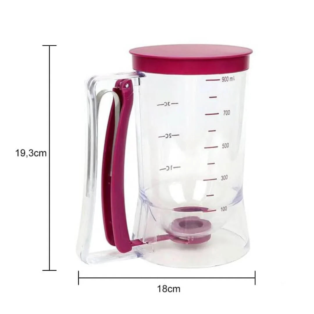 Distributeur De Pâte Avec Échelle De Mesure Et Bec Verseur Pour Muffins Et Gâteaux