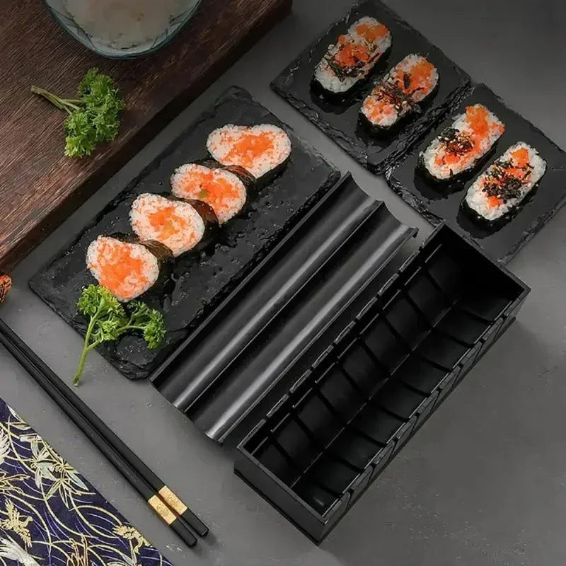 Sushi Rouleaux et Découpe - Kit Sushi Pratique avec Gabarits et Accessoires