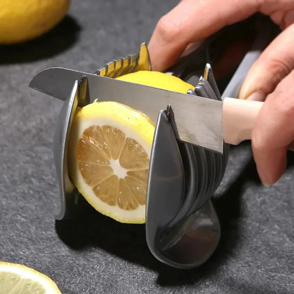 Coupe Fruits et Légumes en Acier Inoxydable - Aide à la Coupe pour des Tranches Précises