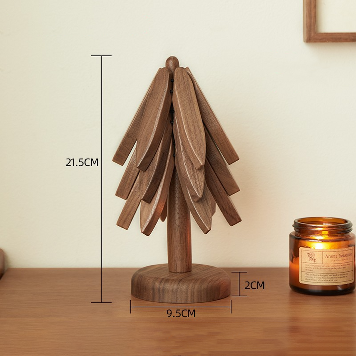 Dessous de Verre en Forme D' Arbre