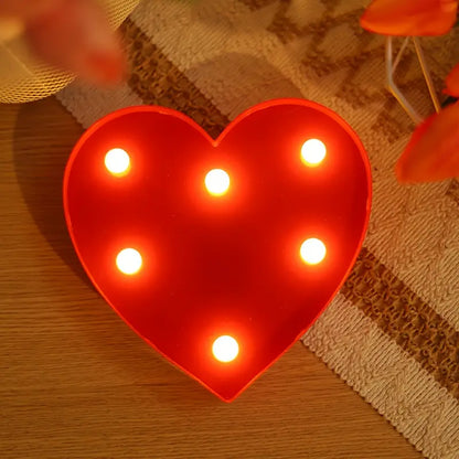 Les Lettres , Chiffres et Symboles Led - Décoration Lumineuse avec Lumière Blanche Chaude pour les Fêtes et les Pièces à Vivre