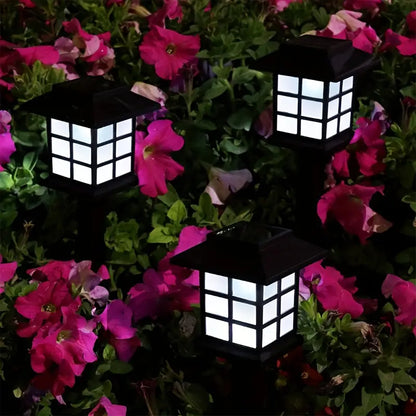 Lampes Solaires de Jardin Style Lanterne - Eclairage D' Allée à Led Étanche pour L' Extérieur