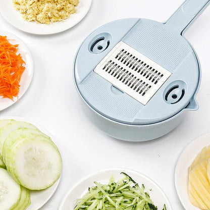 Râpe à Légumes Multifonctionnelle avec Tamis - Râpe de Cuisine 3 en 1 pour les Légumes et les Fruits | Ustensile de Cuisine Pratique avec Bac de Récupération