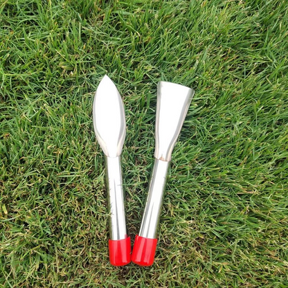 Désherbeur et Outil de Creusage en Acier Inoxydable - Outils de Jardinage avec Poignées en Bois