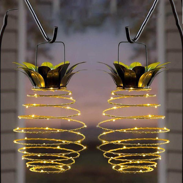 Lampe de Jardin à L' Ananas Alimentée au Solaire
