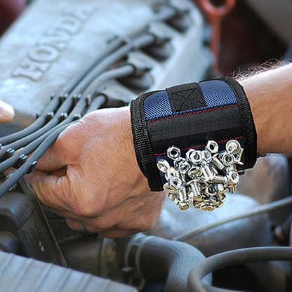 Bracelet Porte-Outils Magnétique Pour Vis Et Clous
