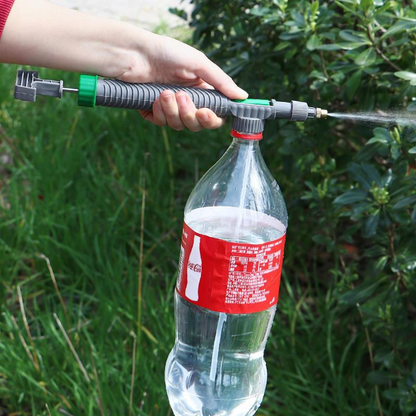 Lanceur Universel en Bouteille avec Buse Haute Pression - pour L' Arrosage des Plantes et le Nettoyage