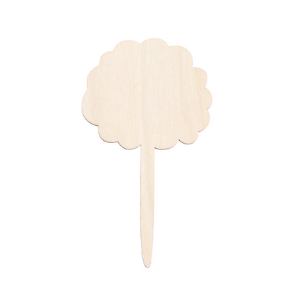 Etiquettes de Plantes en Bois pour le Jardin et le Balcon - Etiquettes Réinscriptibles pour les Herbes et les Plantes