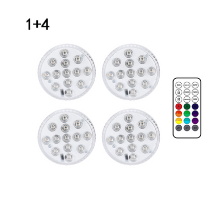 Lumière Led Sous-marine avec Télécommande - Éclairage de Piscine Multicolore Rgb pour Salles de Bain et Bassins