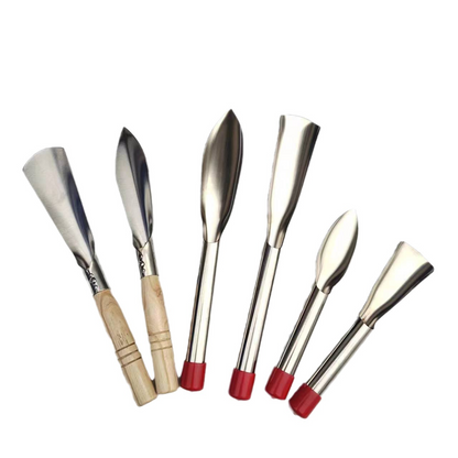 Désherbeur et Outil de Creusage en Acier Inoxydable - Outils de Jardinage avec Poignées en Bois