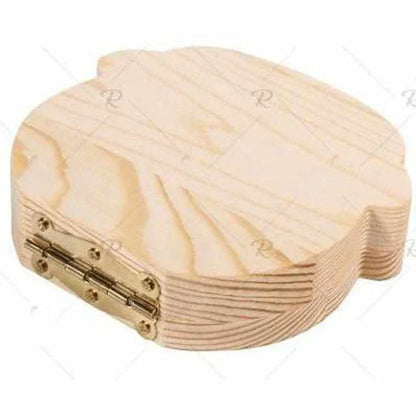 Boîte à Dents en Bois pour des Souvenirs Précieux - avec Espace pour les Dents de Lait et les Données Personnelles