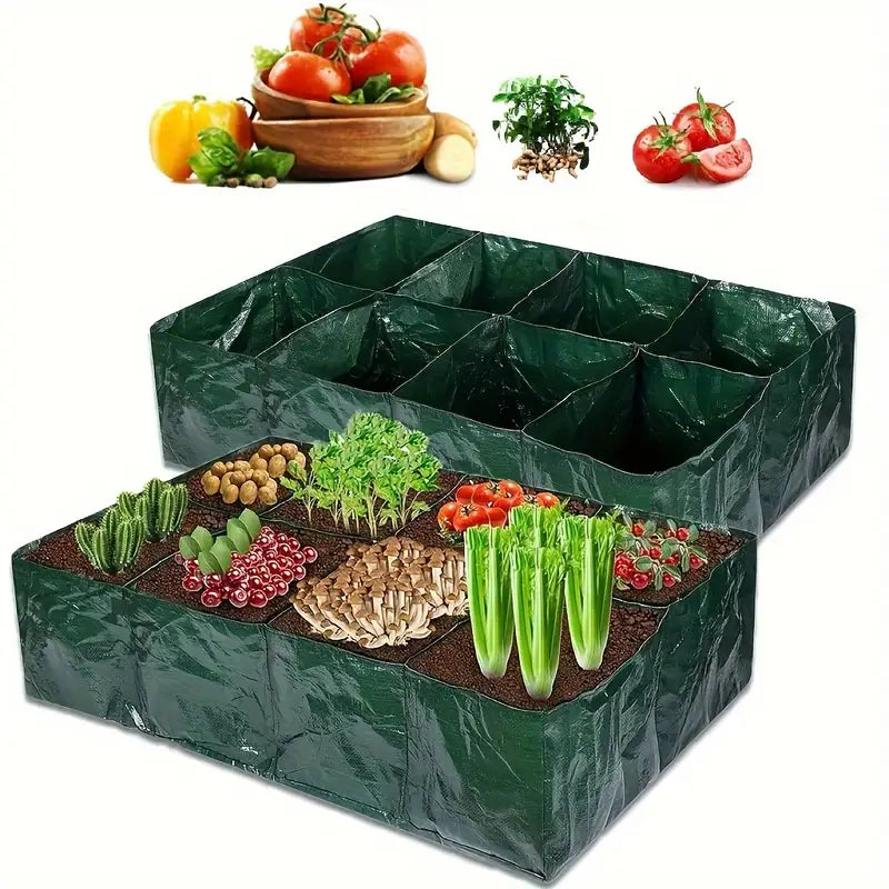 Sac À Plantes À Compartiments Multiples - Rangement Robuste Pour Le Jardin Pour Les Plantes Et Les Herbes Aromatiques