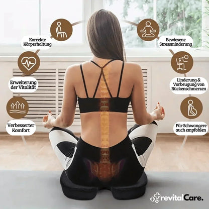 Coussin D' Assise Ergonomique 4d Confort avec Soutien Orthopédique