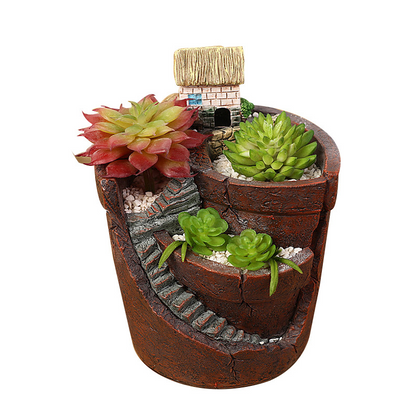 Pot De Fleurs Décoratif Succulent Pour Mini Jardin - Pot De Plantes Bonsaï Pour Micro-Paysage Et Jardin