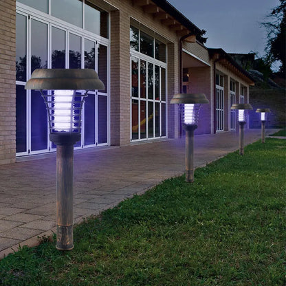Lampe Solaire De Jardin Avec Répulsif À Insectes - Lampe Led D' Extérieur Pour Terrasse Et Jardin