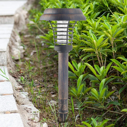 Lampe Solaire De Jardin Avec Répulsif À Insectes - Lampe Led D' Extérieur Pour Terrasse Et Jardin