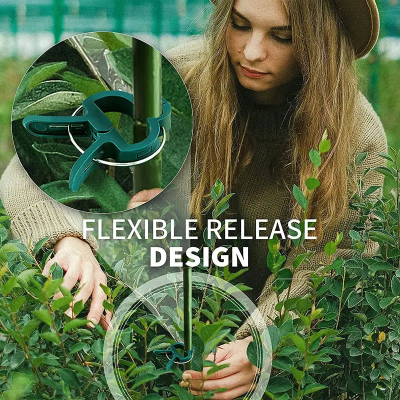 Set de Clips de Jardinage - Boucles de Plantes pour le Soutien des Plantes et L' Entretien du Jardin