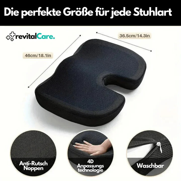 Coussin D' Assise Ergonomique 4d Confort avec Soutien Orthopédique