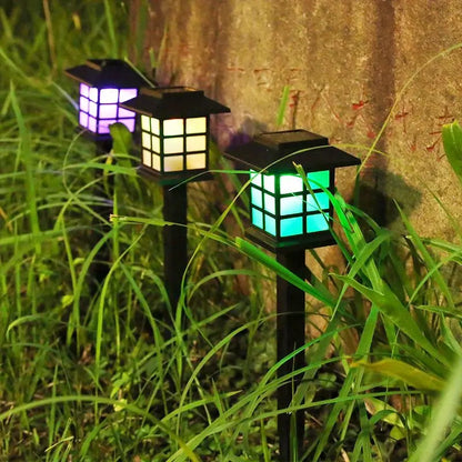Lampes Solaires de Jardin Style Lanterne - Eclairage D' Allée à Led Étanche pour L' Extérieur