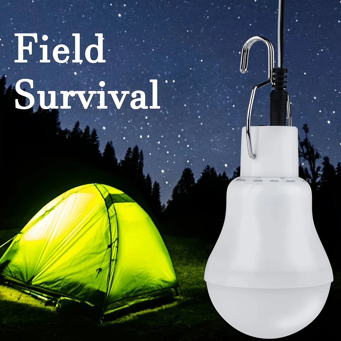Lampe Solaire avec Panneau Solaire - Lampe Led à Faible Consommation D' Énergie pour L' Intérieur et L' Extérieur
