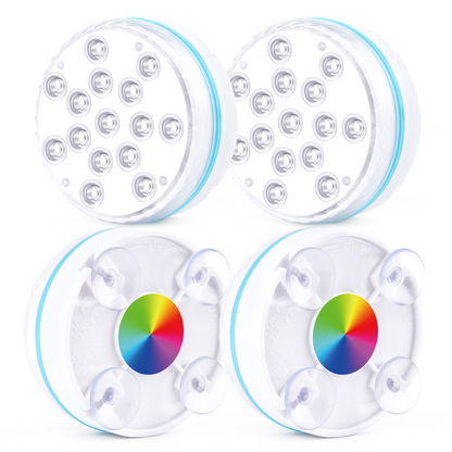 Lumière Led Sous-marine avec Télécommande - Éclairage de Piscine Multicolore Rgb pour Salles de Bain et Bassins