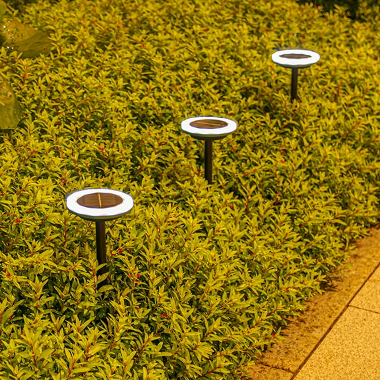 Lampes Solaires de Jardin avec Changement de Couleur - Spots de Sol à Led pour L' Extérieur et le Jardin