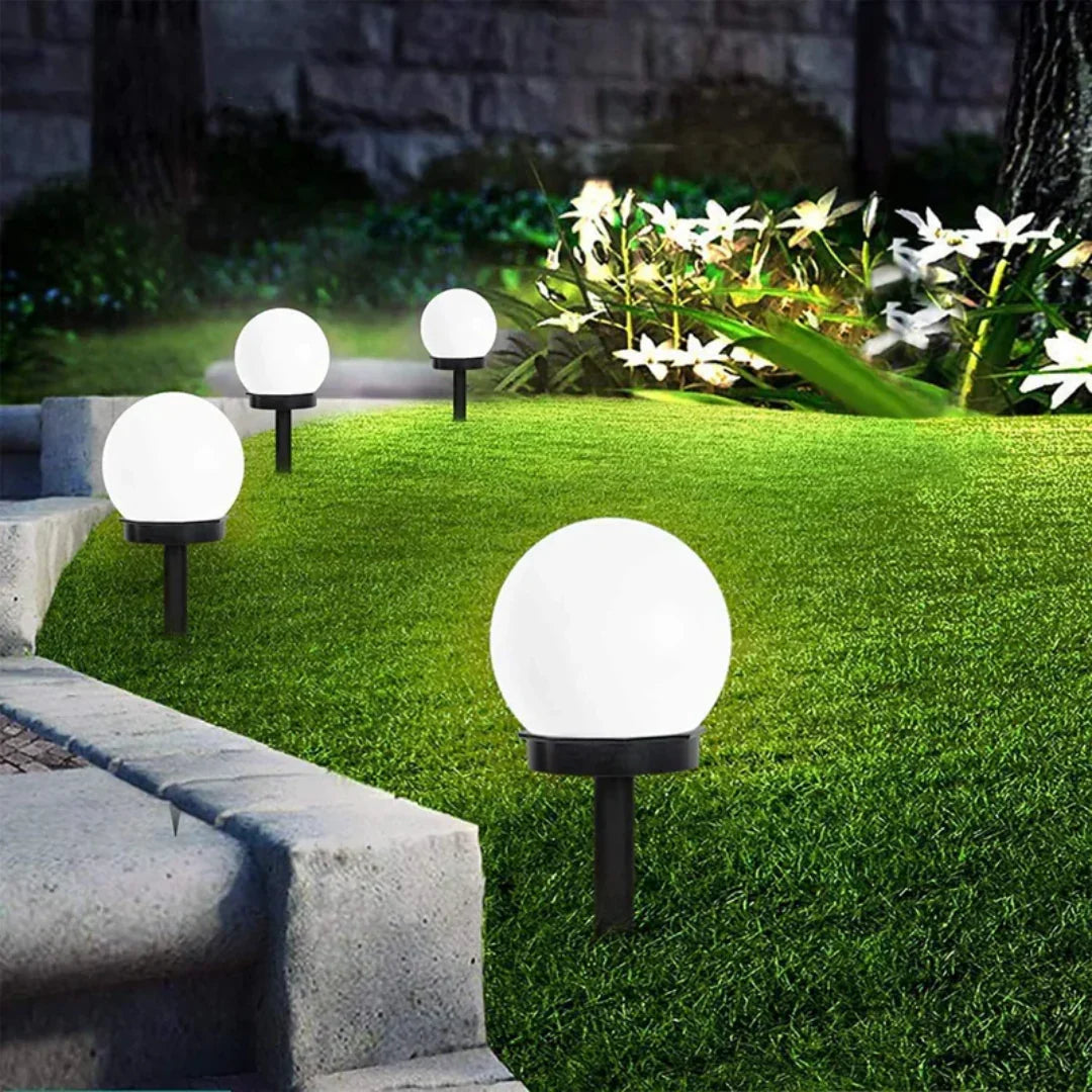 Lot de 3 Lampes Solaires à Led Étanches pour le Jardin