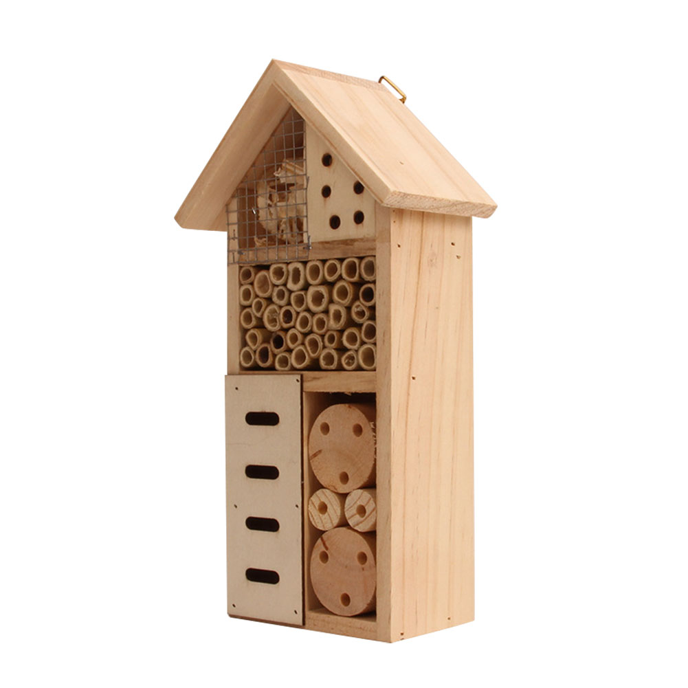 Maison en Bois pour les Insectes - Habitat Favorable aux Abeilles et aux Insectes pour le Jardin et la Terrasse
