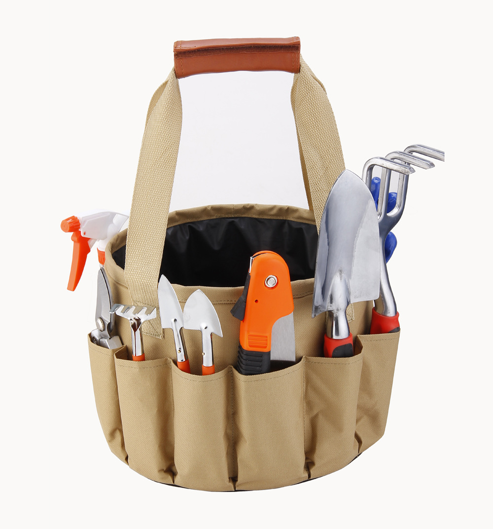 Set D' Outils de Jardinage avec Sac de Transport - Set de 10 Pièces pour L' Entretien du Jardin