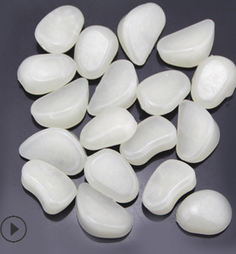 Pierres Lumineuses pour le Jardin & la Décoration - Galets Phosphorescents de Différentes Couleurs