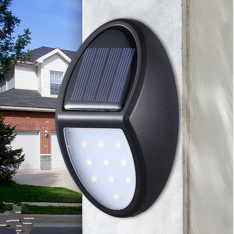Lampe Murale Solaire à LED pour L' Extérieur - Résistante aux Intempéries , Économe en Énergie et avec Détecteur de Mouvement