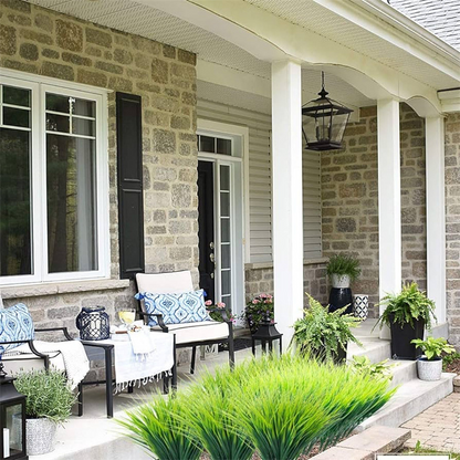 Plante Artificielle D' Herbe De Blé En Plastique - Herbe Décorative Pour Le Jardin, La Maison Et L' Extérieur