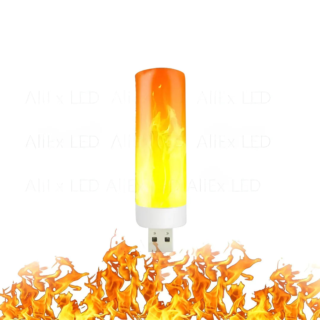 Lampe à Effet de Flamme - Ampoule Led 9w avec Effet de Flamme Réaliste