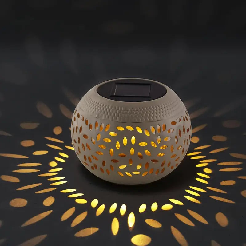 Lumière de Jardin Solaire à Pois - Lampe Décorative pour L' Extérieur et la Terrasse