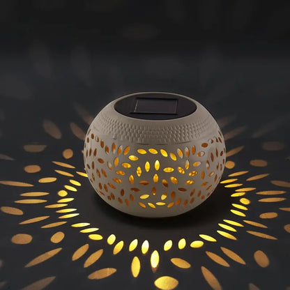 Lumière de Jardin Solaire à Pois - Lampe Décorative pour L' Extérieur et la Terrasse