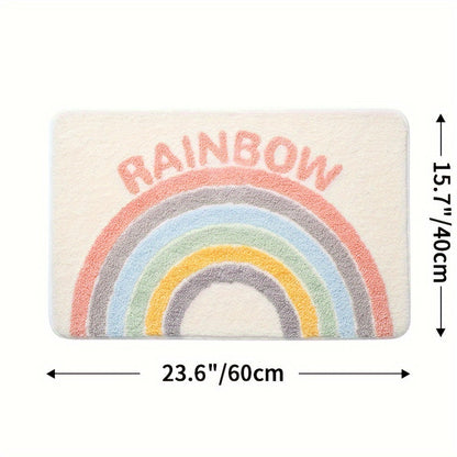 Tapis de Bain Doux et Antidérapant avec une Grande Capacité D' Absorption