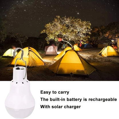 Lampe Solaire avec Panneau Solaire - Lampe Led à Faible Consommation D' Énergie pour L' Intérieur et L' Extérieur