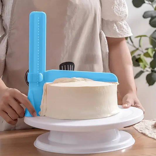 Utillage de Lissage de Gâteaux pour Badigeonner et Décorer Uniformément les Gâteaux