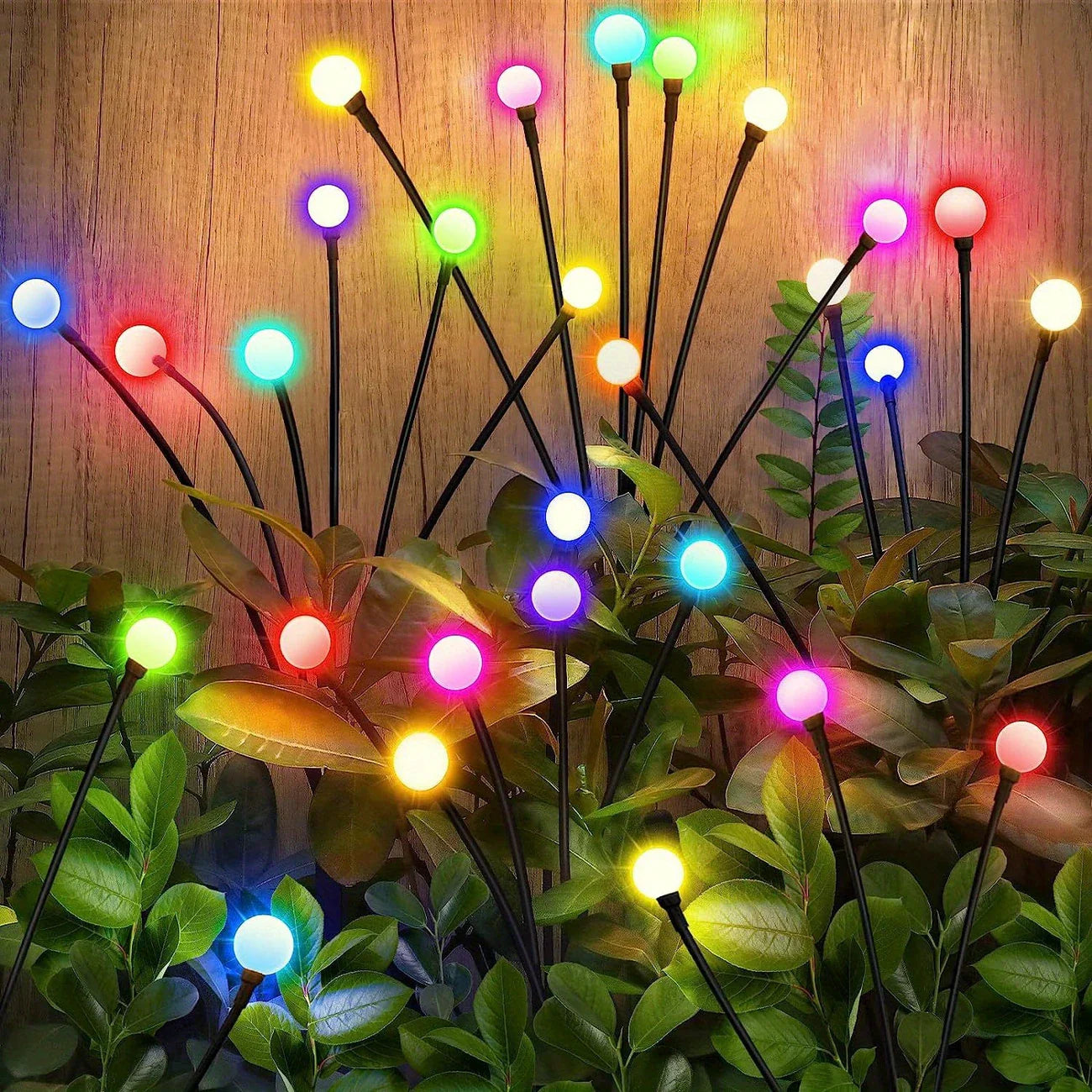 Lumière de Jardin Solaire Led avec Boules Lumineuses Flexibles - Lumière Décorative Étanche pour Parterres et Allées