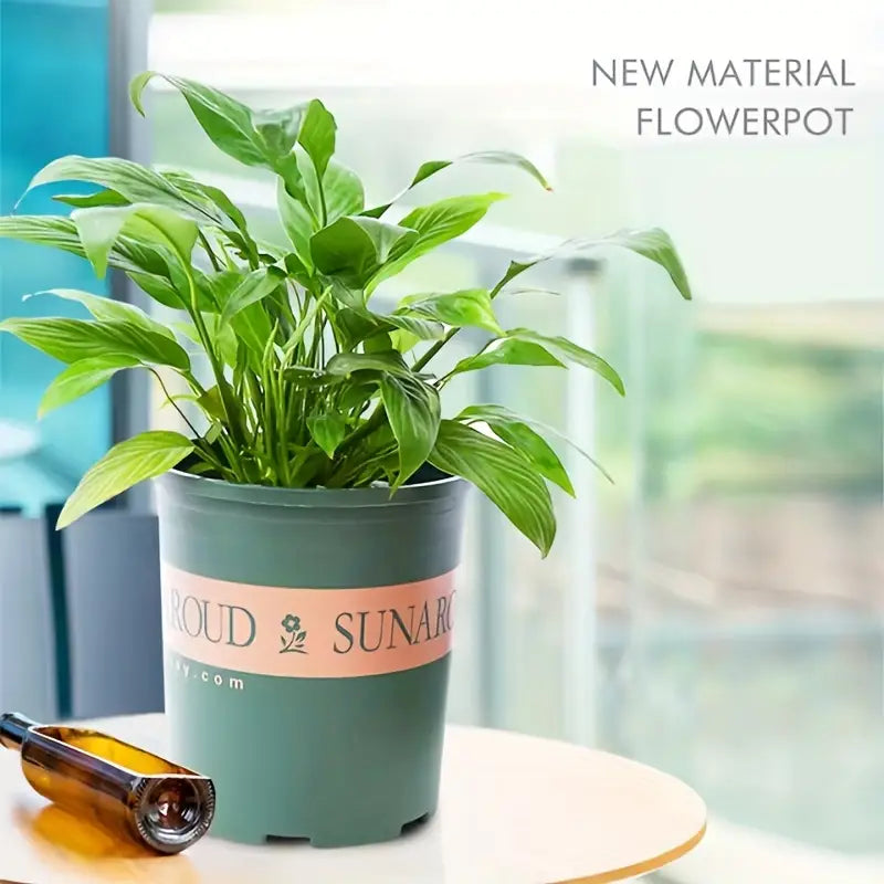 Pot de Plantes Robuste en Plastique - Pot de Fleurs Résistant aux Intempéries pour le Jardin et le Balcon