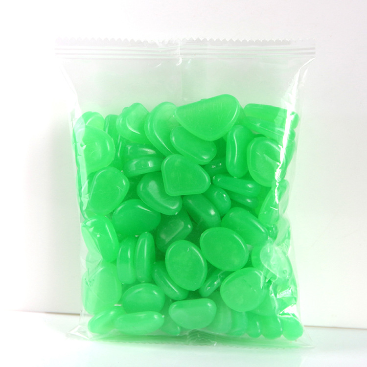 Pierres Lumineuses pour le Jardin & la Décoration - Galets Phosphorescents de Différentes Couleurs