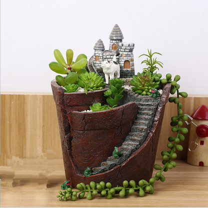 Pot De Fleurs Décoratif Succulent Pour Mini Jardin - Pot De Plantes Bonsaï Pour Micro-Paysage Et Jardin