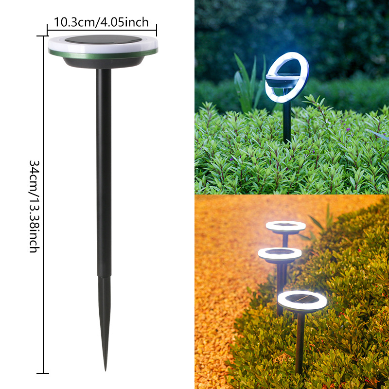 Lampes Solaires de Jardin avec Changement de Couleur - Spots de Sol à Led pour L' Extérieur et le Jardin