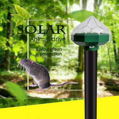 Chasseur D' Animaux à Énergie Solaire pour le Jardin et la Cour - Protection Écologique contre les Souris et les Rongeurs