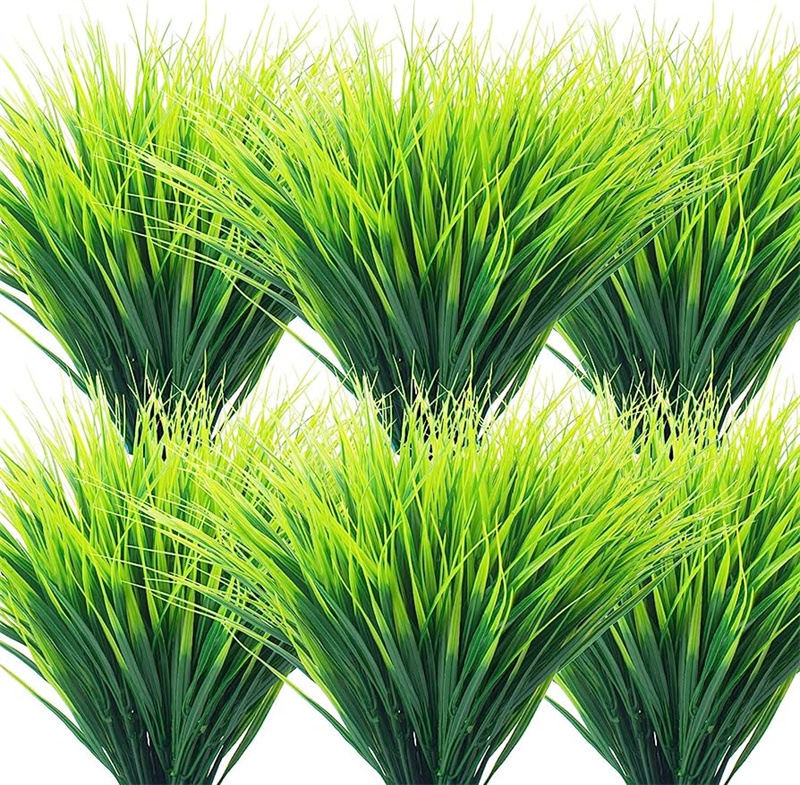 Plante Artificielle D' Herbe De Blé En Plastique - Herbe Décorative Pour Le Jardin, La Maison Et L' Extérieur