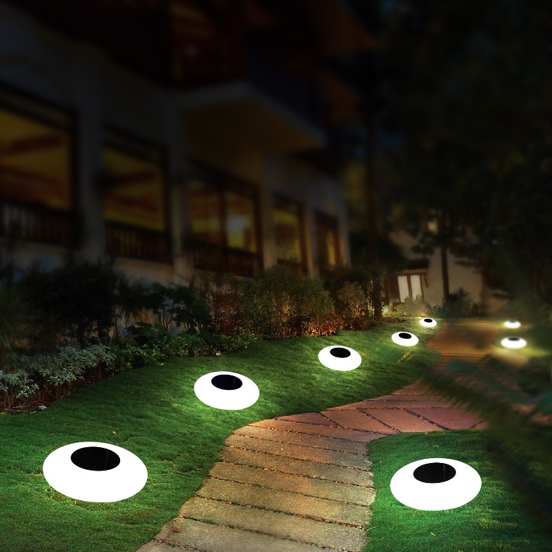 Lampes Solaires De Jardin Design Des Yeux - Éclairage Extérieur LED Pour Jardin Et Terrasse , Résistant Aux Intempéries