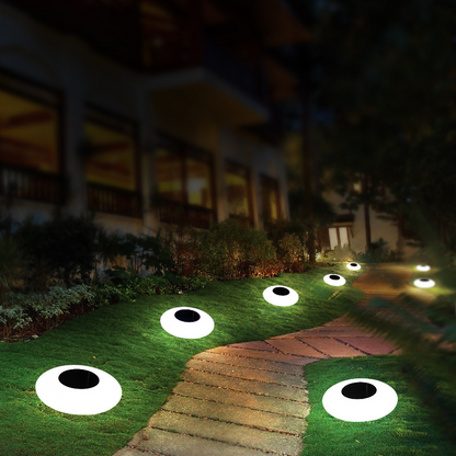 Lampes Solaires De Jardin Design Des Yeux - Éclairage Extérieur LED Pour Jardin Et Terrasse , Résistant Aux Intempéries