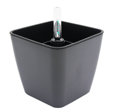 Pot de Fleurs avec Système D' Arrosage - Pot de Plantes Auto-arrosant pour Utilisation Intérieure et Extérieure