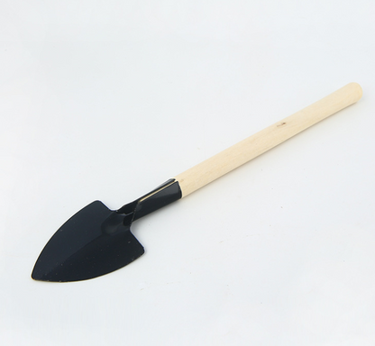 Set de 3 Outils de Jardinage avec Poignées en Bois - Pelle , Râteau et Binette Pratiques pour L' Entretien du Jardin